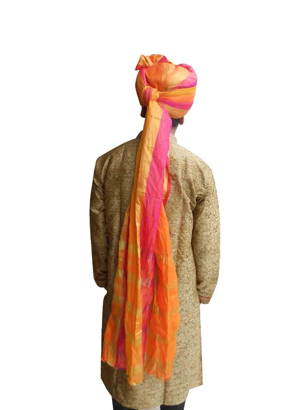Men Safa Traditional Wedding Hat Handmade Pag Multicolor Indian Groom Pagri