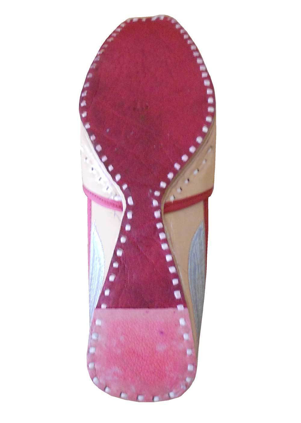 By Kalra Creations Men Shoes Traditional Handmade Leather Punjabi Khussa Mojaries FlipFlops Flat US 8-11