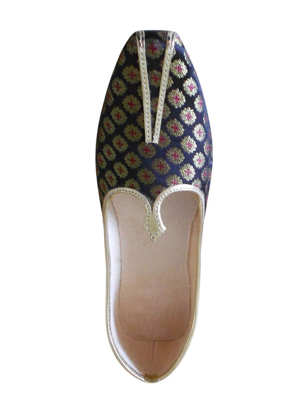 By Kalra Creations Men Shoes Indian Mojaries Sherwani Khussa Groom Party Ethnic Jutties Loafers & Slip Ons Flip-Flops Flat US 6-10