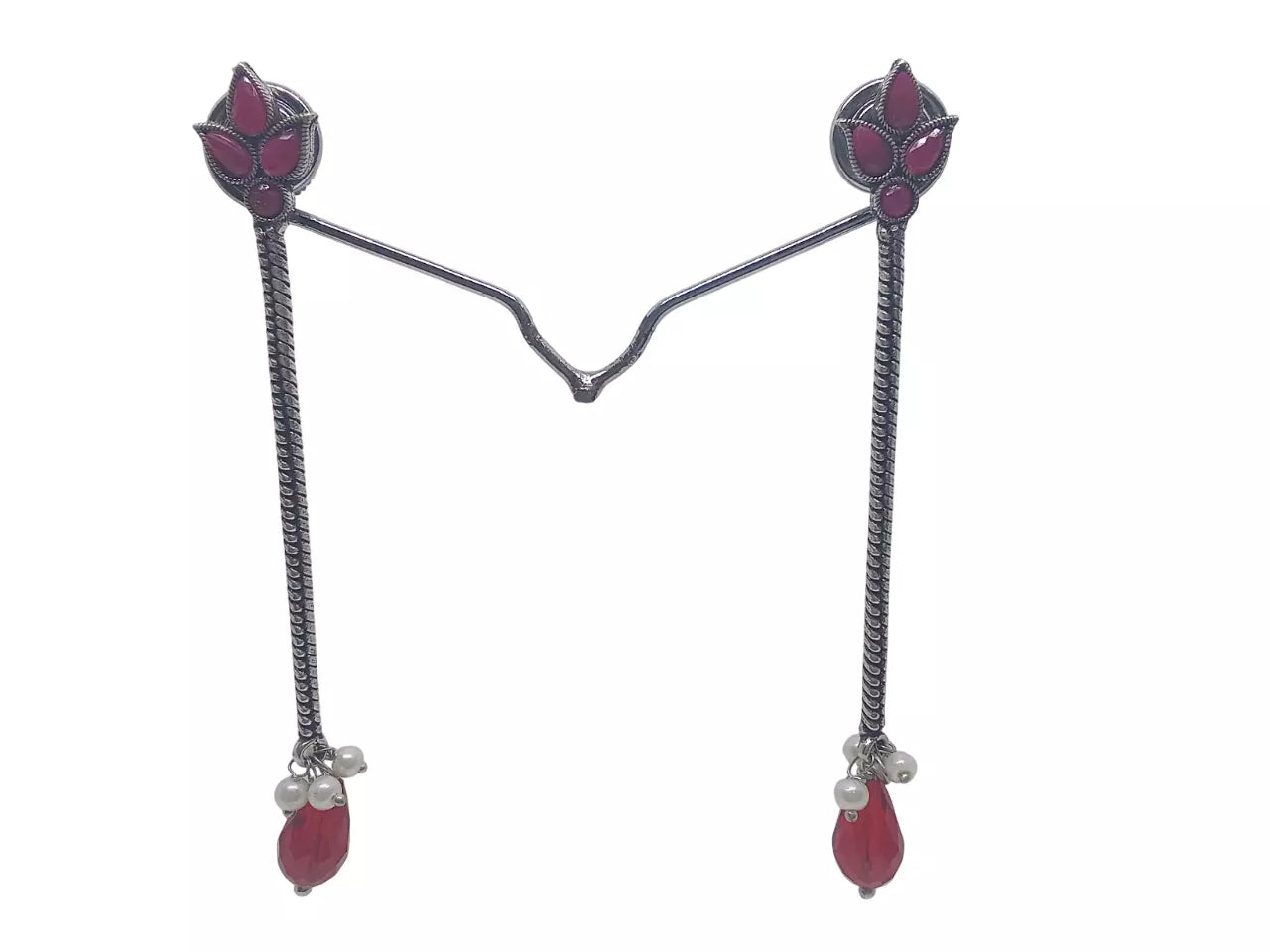 Women Earrings Brass Jewelry Indian Bollywood Style Bridal Brass By Kalra Creations