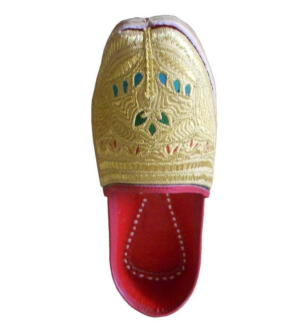 By Kalra Creations Men Shoes Indian Wedding Jutties Leather Mojaries Loafers & Slip Ons Flip-Flops Flat US 8-11