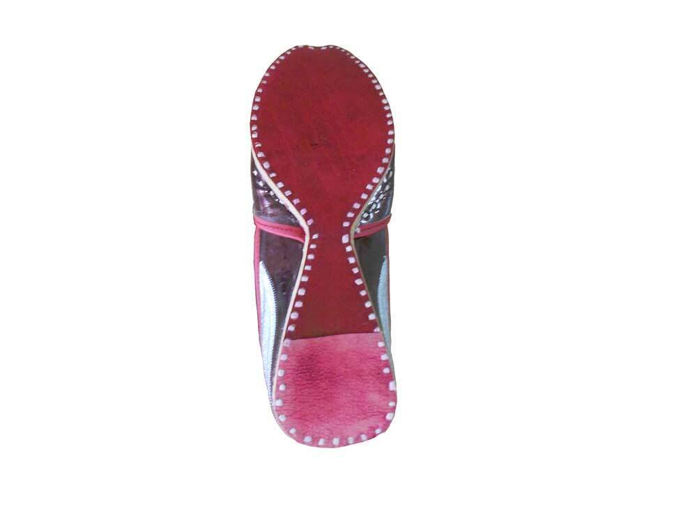 By kalra Creations Men Shoes Indian Wedding Handmade Punjabi Jutties Leather Mojaries Groom Brown With Silver Khussa Flip-Flops Flat US 8-11