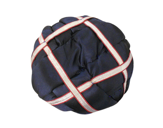 Men Hat Indian Handmade Turban Silk Blend Rajasthani Safa Black Top Pagri Pag