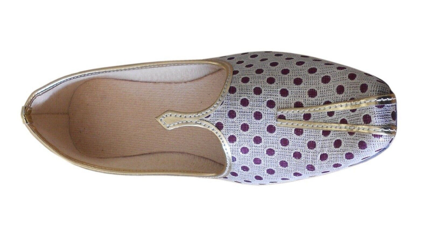 By Kalra Creations Men Shoes Indian Mojaries Sherwani Jutties Handmade Cream Groom Khussa Flip-Flops Flat US 6-12
