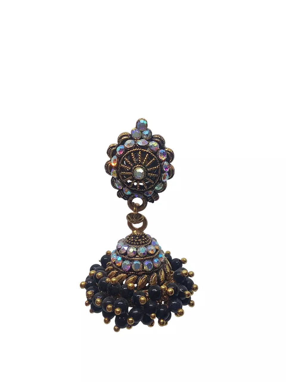 By Kalra Creations Women Earrings Brass Jewelry Indian Bollywood Style Bridal Brass Earrings