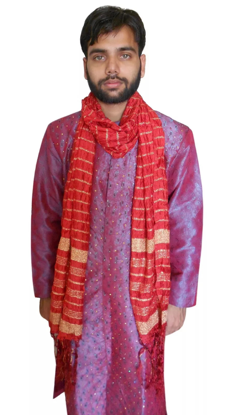 Men Scarves Indian Wedding Chunni Traditional Dupatta Wedding Sherwan Chunni By Kalra Creations