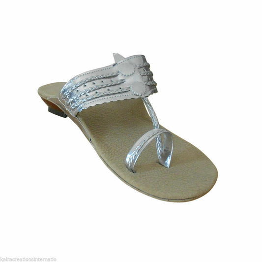 Women Slippers Indian Handmade Mojaries Ethnic Velvet Jutties Flip-Flops Flat US 8-9.5