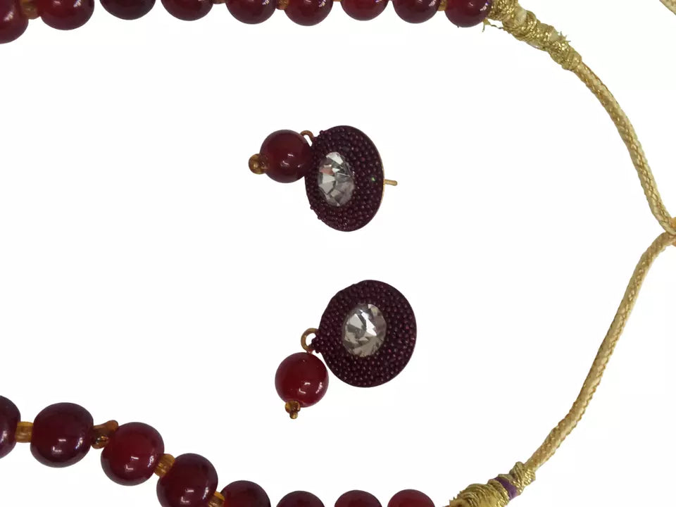 Women Jewellery Necklace Stylish Gold Plated Antique Wedding Girls Pendant Set By Kalra Creations