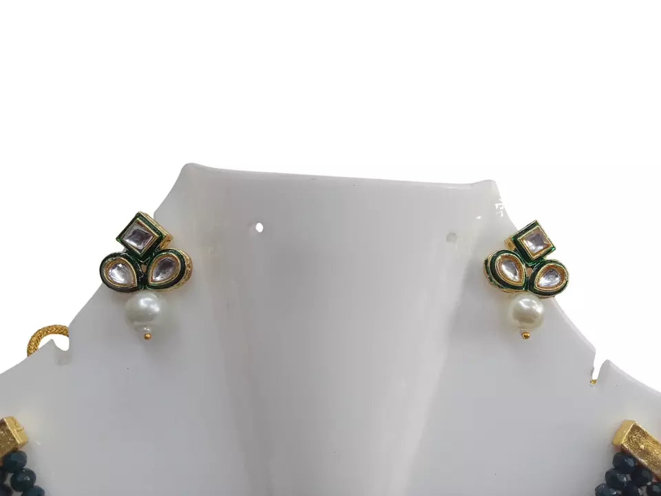 Women Jewellery Necklace Stylish Gold Plated Antique Wedding Girls Pendant Set By Kalra Creations