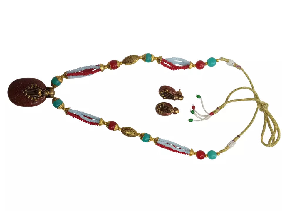 Beauty Pendant Necklace for Women & Girls Neck Chain Locket Fancy Stylish By Kalra Creations