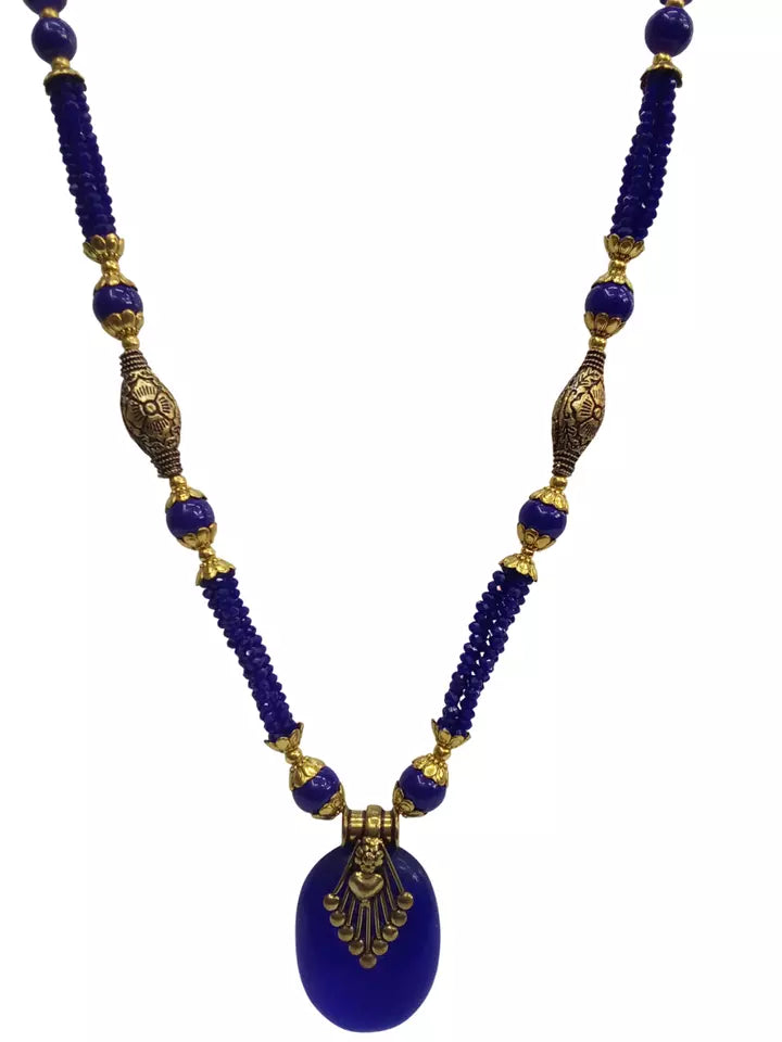 Beauty Pendant Necklace for Women & Girls Neck Chain Locket Fancy Stylish By Kalra Creations