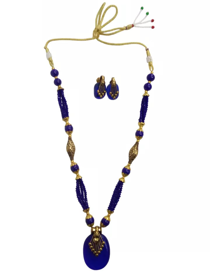 Beauty Pendant Necklace for Women & Girls Neck Chain Locket Fancy Stylish By Kalra Creations