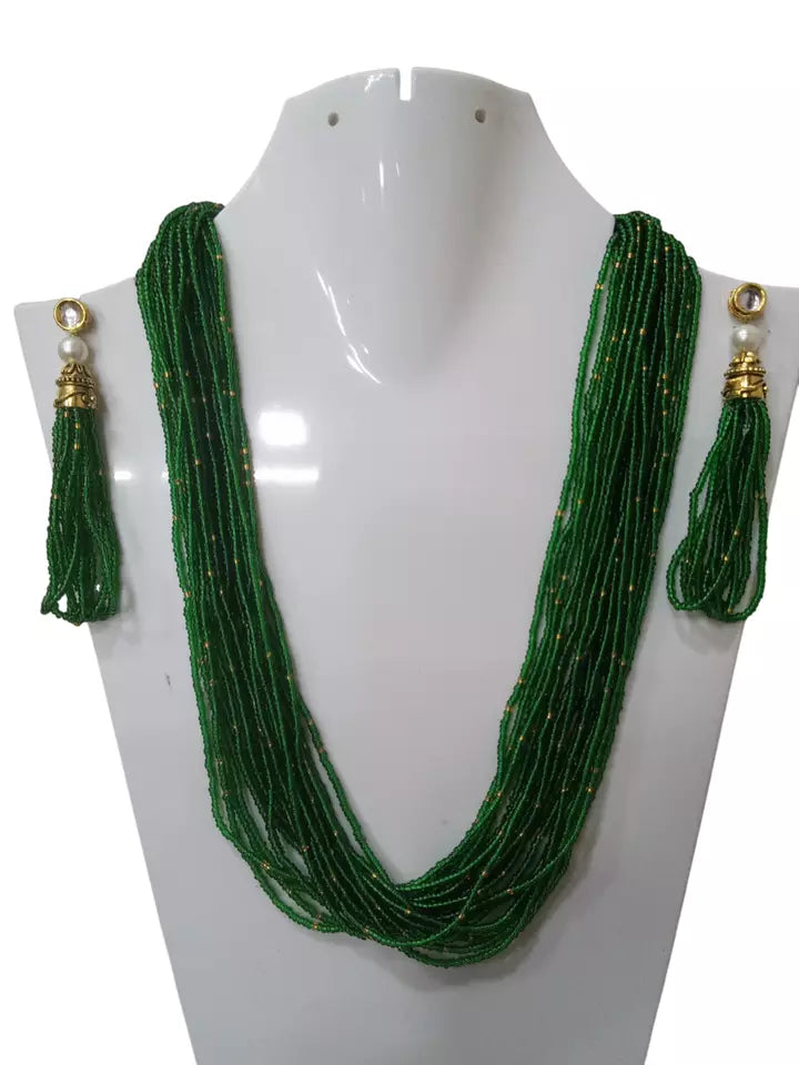 Women Gold Tone Wedding Pearls Necklace Earring Women Traditional Wedding Necklace By Kalra Creations
