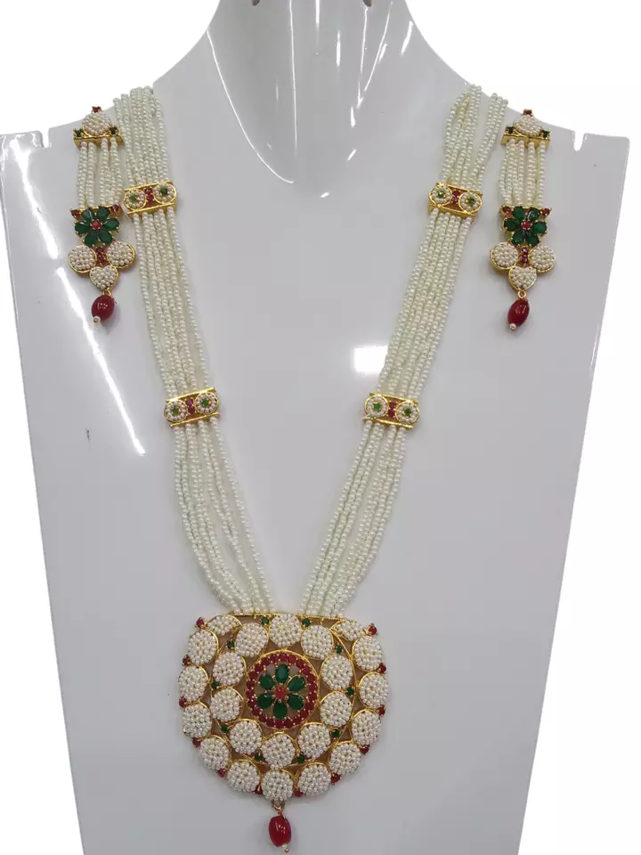 Women Jewellery Necklace Set Gold Plated Antique Wedding Girls Pendant By Kalra Creations