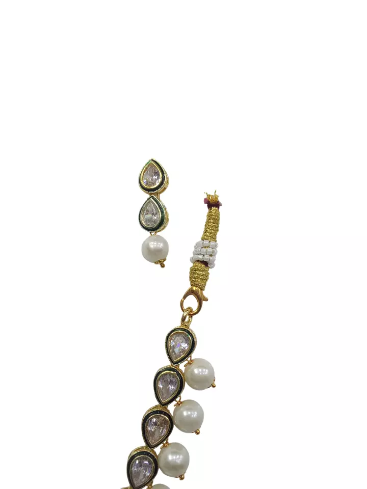 Women Jewellery Necklace Set Stylish Gold Plated Antique Girls Wedding Pendant By Kalra Creations