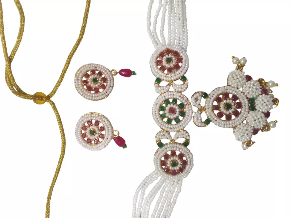Jewellery Gold Plated Choker Women Wedding Necklace Set Stylish Girls Pendant By Kalra Creations