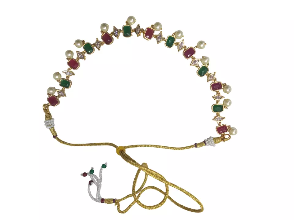 Gold Plated Women Wedding Stylish Jewellery Choker Girls Pendant Necklace Set By Kalra Creations
