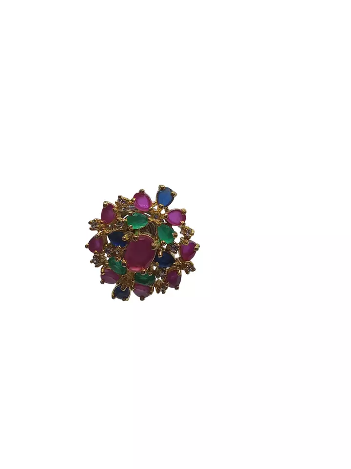 Women Indian Earrings Jewelry Bollywood Gold Tone Tops Style Bridal By Kalra Creations
