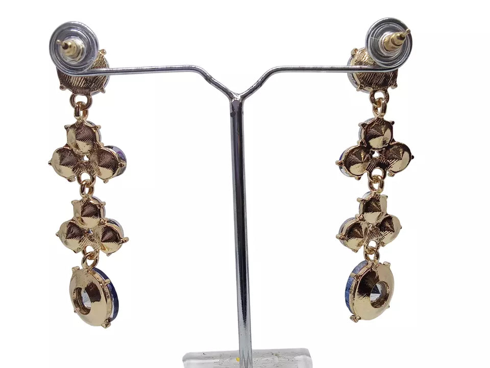 Korean Rose Gold Plated Studded Earring Effect Stud Earrings Girl By Kalra Creations