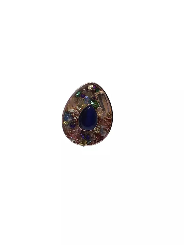 Korean Rose Gold Plated Studded Earring Effect Stud Earrings For Women Girl By Kalra Creations