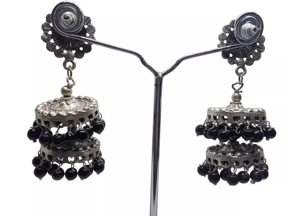 Women Earrings Brass Jewelry Indian Bollywood Style Bridal Brass Earrings By Kalra Creations