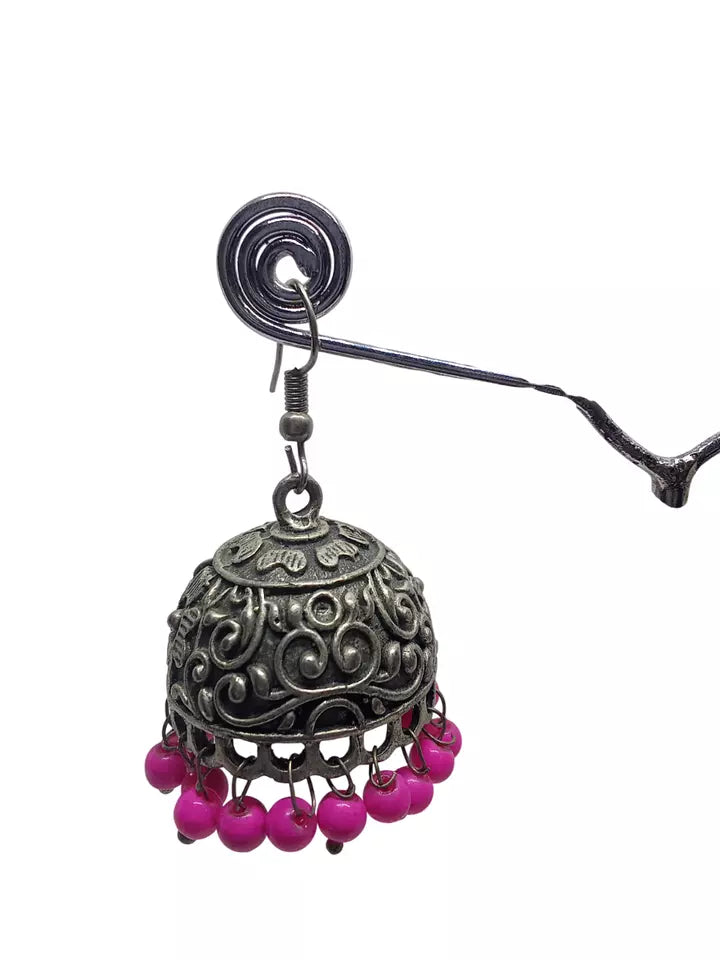 Women Earrings Brass Jewelry Indian Bollywood Style Bridal Brass Earrings By Kalra Creations