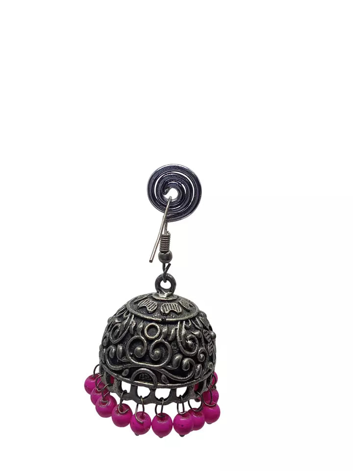 Women Earrings Brass Jewelry Indian Bollywood Style Bridal Brass Earrings By Kalra Creations