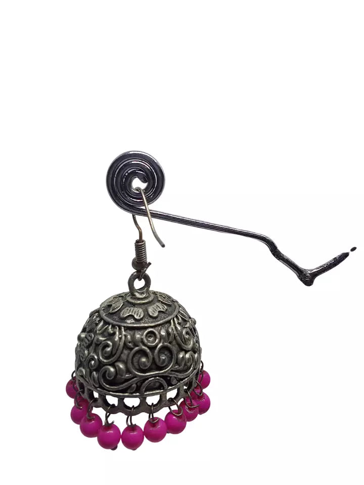 Women Earrings Brass Jewelry Indian Bollywood Style Bridal Brass Earrings By Kalra Creations