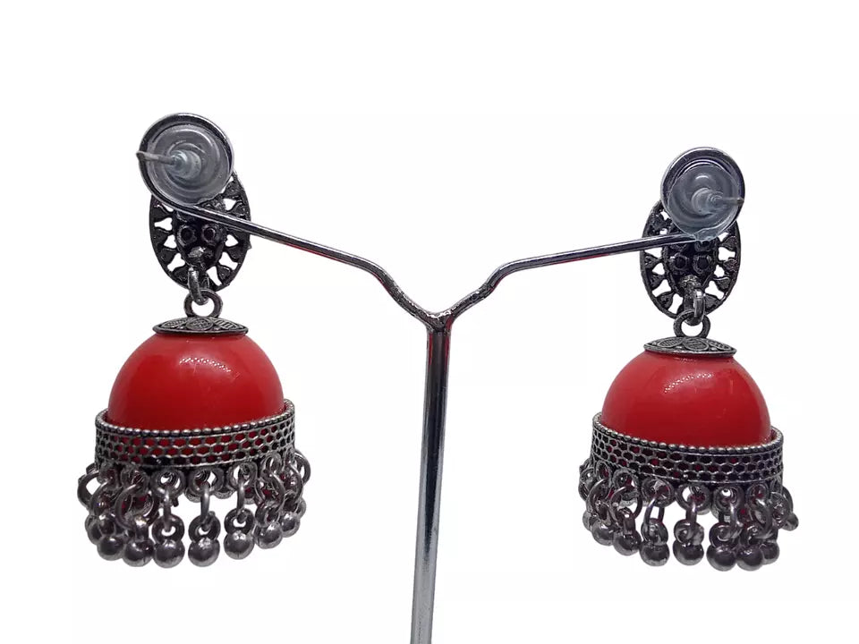 Women Earrings Brass Jewelry Indian Bollywood Style Bridal Brass Earrings By Kalra Creations