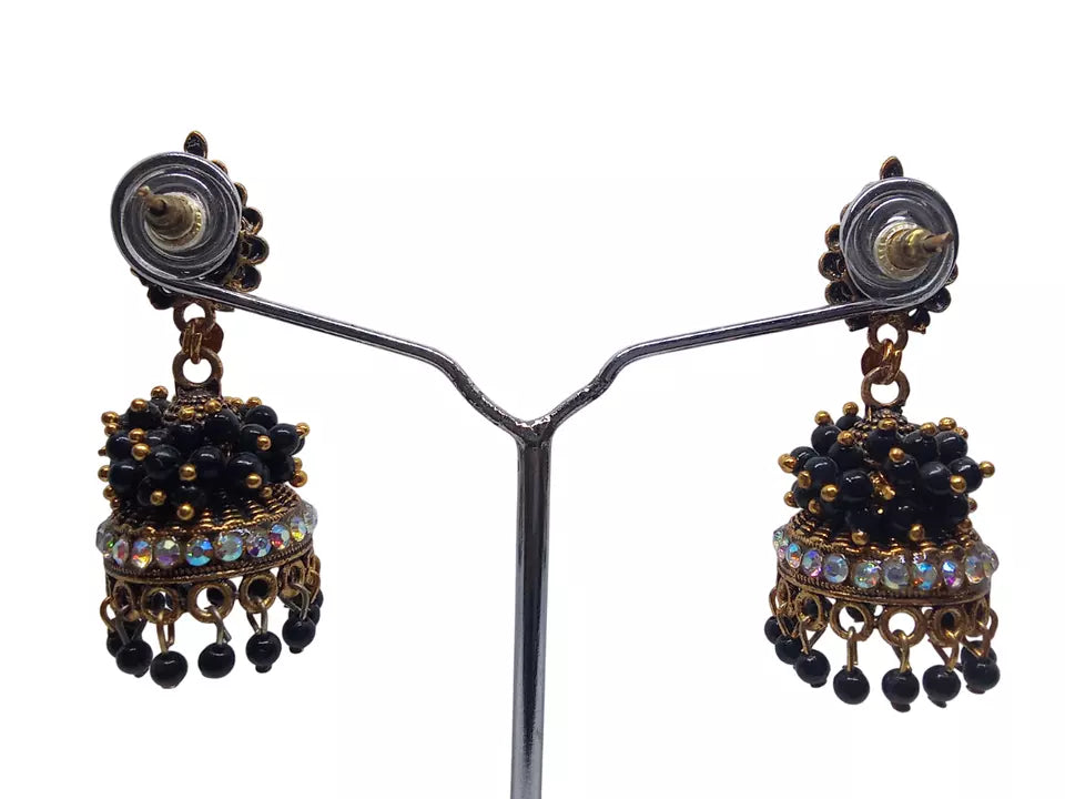 Women Earrings Brass Jewelry Indian Bollywood Earrings By Kalra Creations