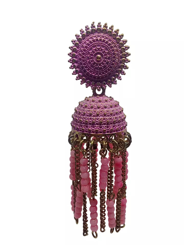 Women Earrings Brass Jewelry Indian Bollywood Brass Earrings By Kalra Creations