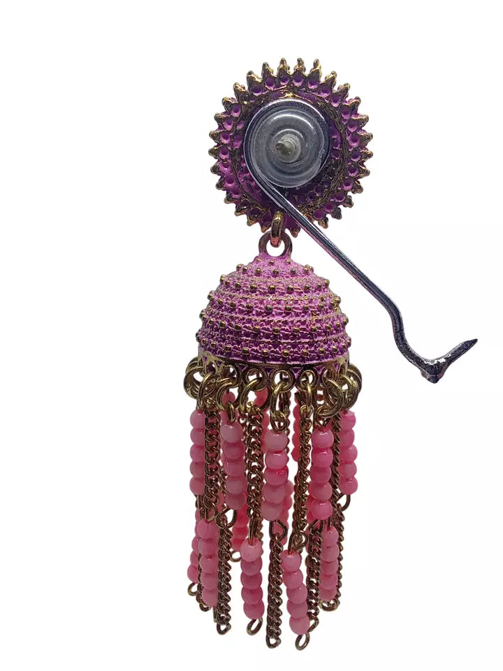 Women Earrings Brass Jewelry Indian Bollywood Brass Earrings By Kalra Creations