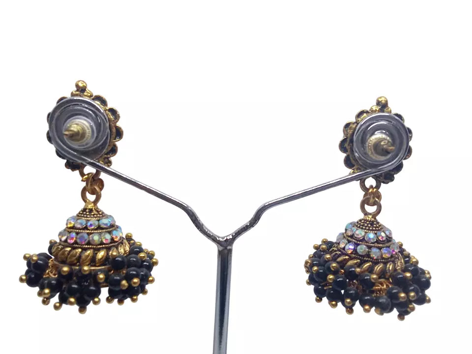 Women Style Bridal Brass Earrings Brass Jewelry Indian Bollywood Earrings By Kalra Creations
