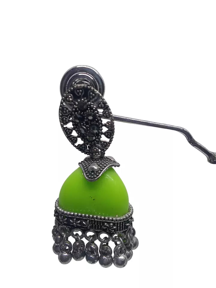 Women Jewelry Indian Style Bridal Brass Earrings By Kalra Creations