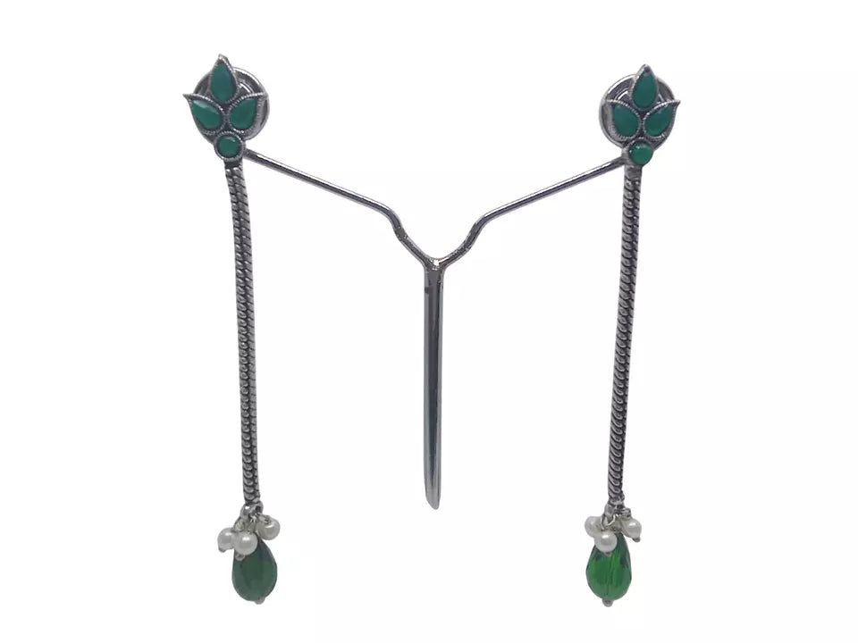 Women Indian Bollywood Style Earrings Brass Jewelry Bridal Brass Earrings By Kalra Creations
