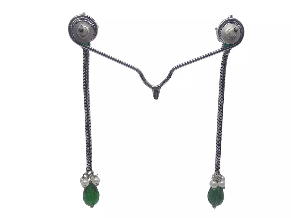 Women Indian Bollywood Style Earrings Brass Jewelry Bridal Brass Earrings By Kalra Creations