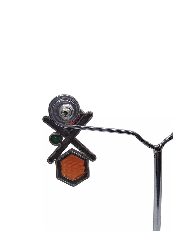 Women Silver Oxidised Earring Effect Stud Earrings For Women And Girl By Kalra Creations