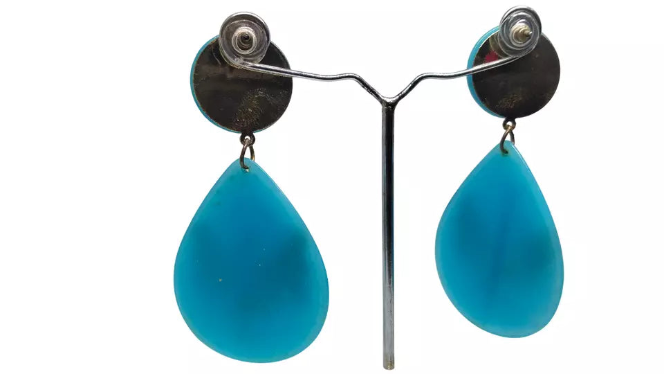Women Indian Jewelry Silver Plated Women Bollywood Style Bridal Brass Earrings By Kalra Creations