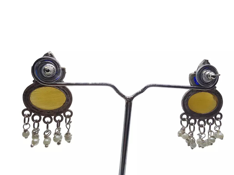 Women Earrings Jewelry Indian Bollywood Style Bridal Brass Earrings By Kalra Creations