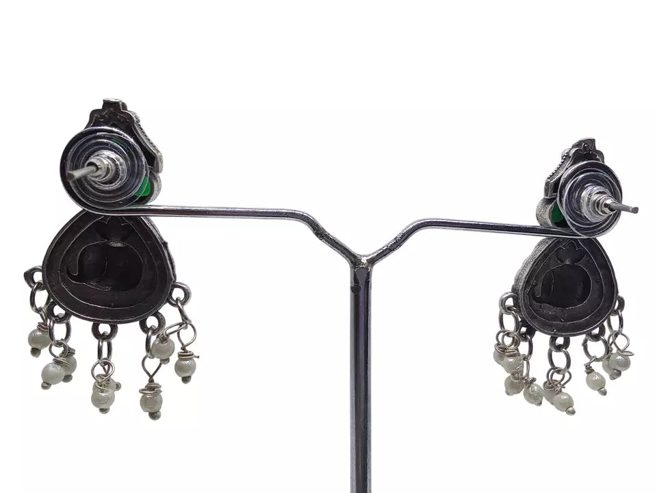 Women Earrings Jewelry Indian Bollywood Style Bridal Brass Earrings By Kalra Creations