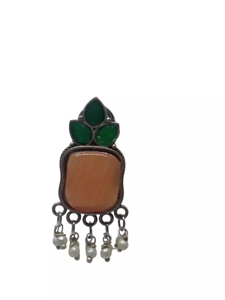 Women Earrings Tops Jewelry Indian Bollywood Style Bridal Brass Earrings By Kalra Creations