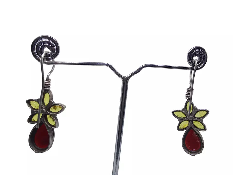 Women Earrings Tops Jewelry Indian Bollywood Style Bridal Brass Earrings By Kalra Creations
