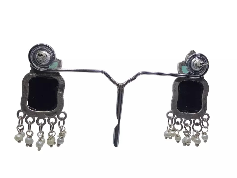Women Earrings Tops Jewelry Indian Bollywood Style Bridal Brass Earrings By Kalra Creations