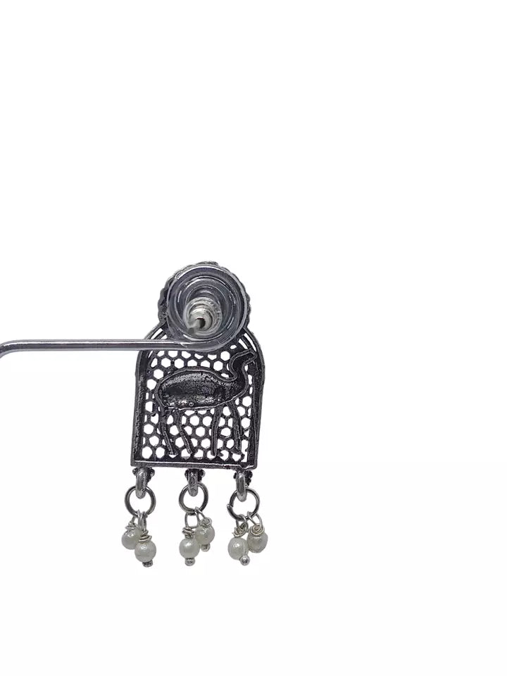 Women Earrings Tops Jewelry Indian Bollywood Style Bridal Brass Earrings By Kalra Creations