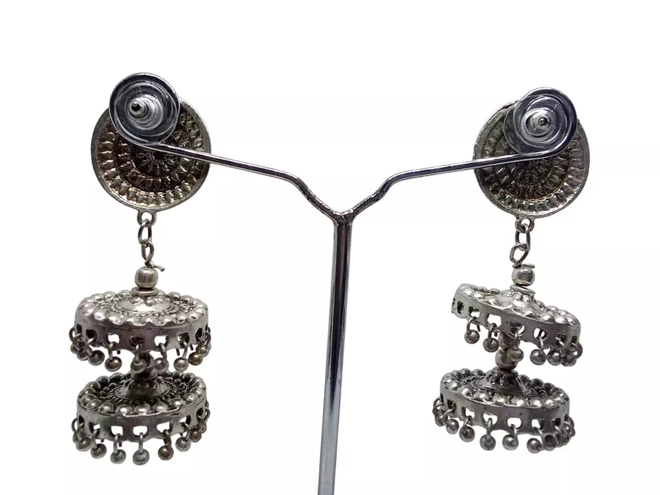 Women Earrings Brass Jewelry Indian Bollywood Style Bridal Brass Earrings By Kalra Creations