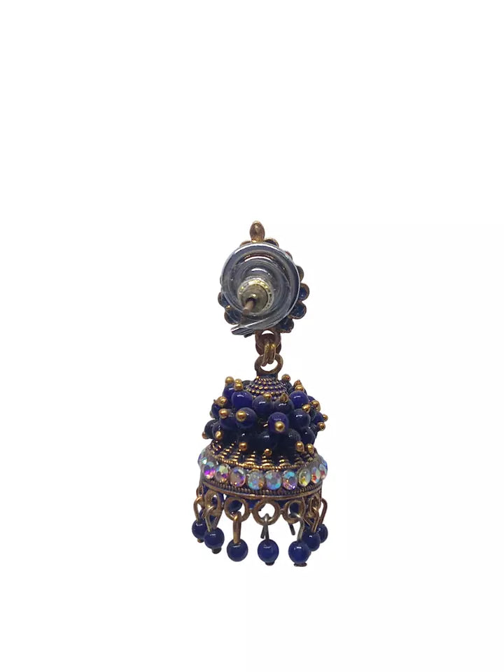 Women Earrings Brass Jewelry Indian Bollywood Style Bridal Brass Earrings By Kalra Creations