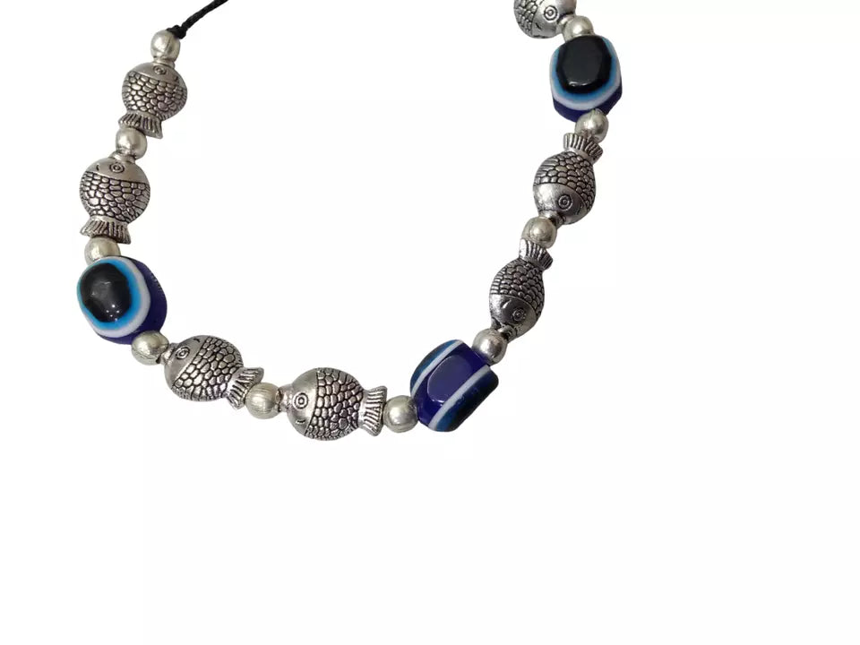 Women Evil Eye Beads Evil Eye Bracelet Adjustable Bracelet Threads By Kalra Creations