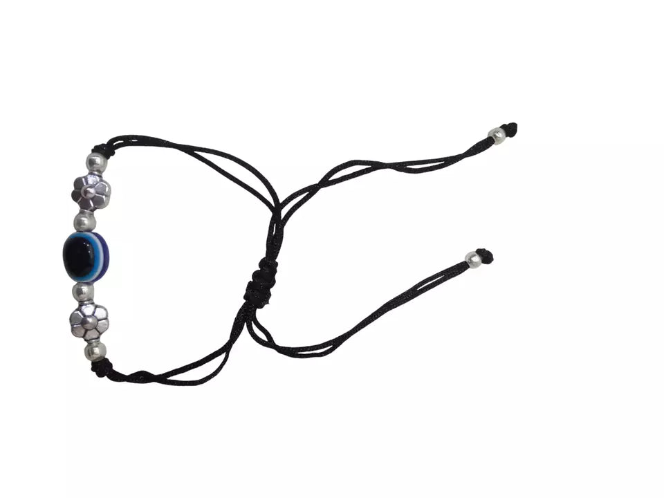 Women Bracelet Beads Evil Eye Handmade Bracelet Girls Adjustable Threads Indian Traditional By Kalra Creations