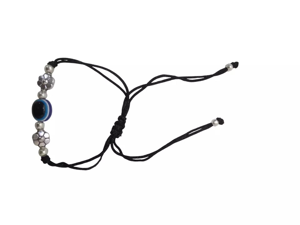 Women Bracelet Beads Evil Eye Handmade Bracelet Girls Adjustable Threads Indian Traditional By Kalra Creations
