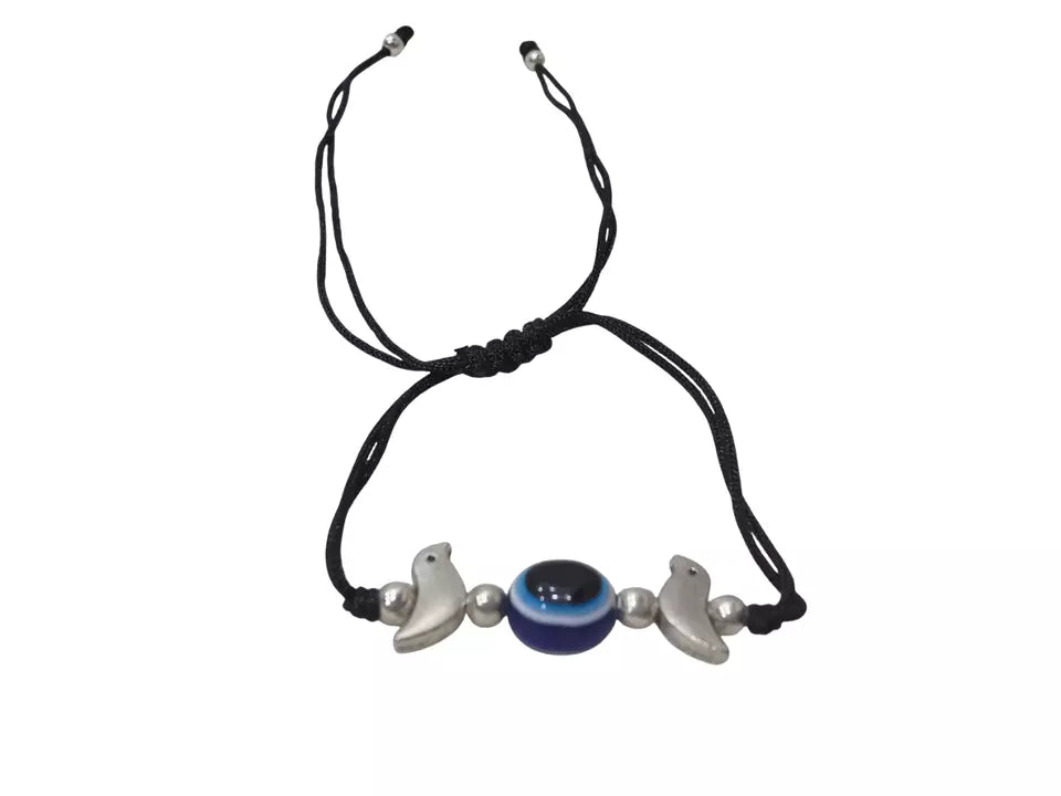 Women Bracelet Beads Evil Eye Girls Adjustable Handmade Bracelet Threads By Kalra Creations
